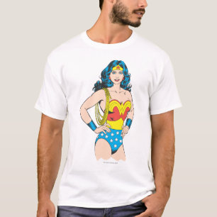 Wonder Woman Vintage Pose with Lasso T-Shirt