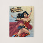 Wonder Woman Wearing Cape