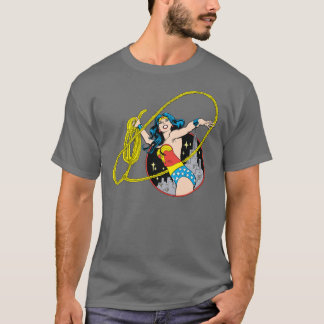 Wonder Woman with City Background T-Shirt