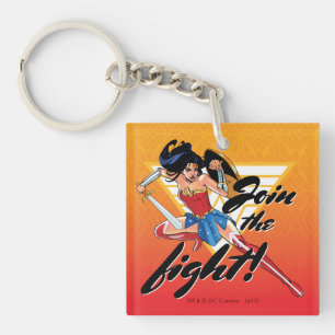 Wonder Woman With Sword - Join The Fight Key Ring