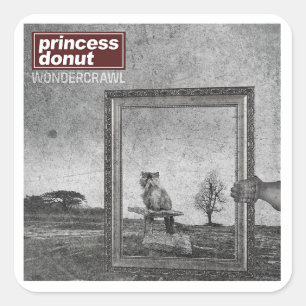 Wondercrawl by Princess Doughnut T-Shirt Square Sticker