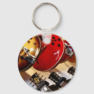 Wonderful Acoustic Guitar Key Ring