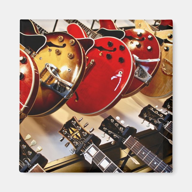 Wonderful Acoustic Guitar Magnet (Front)