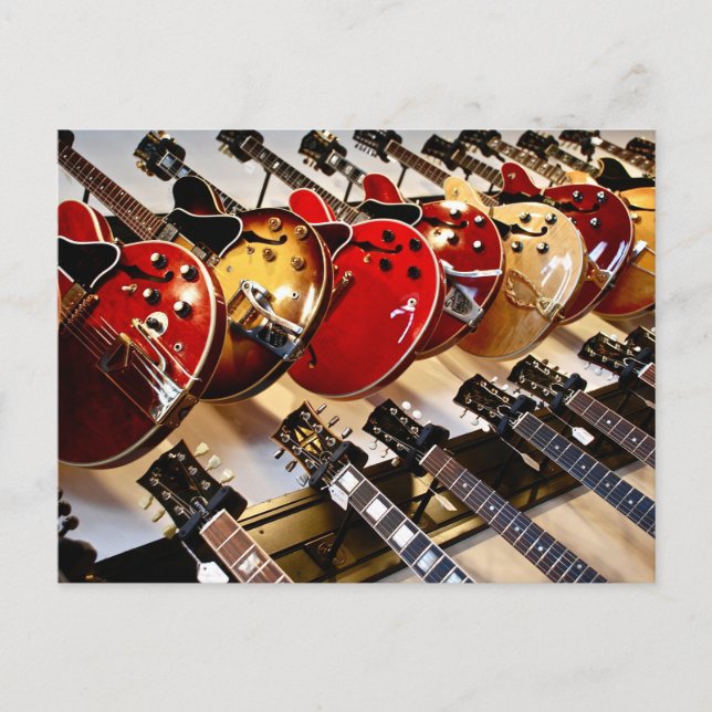 Wonderful Acoustic Guitar Postcard (Front)