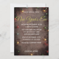 Wonderful, Amazing, Sparkly NewYear Invitation