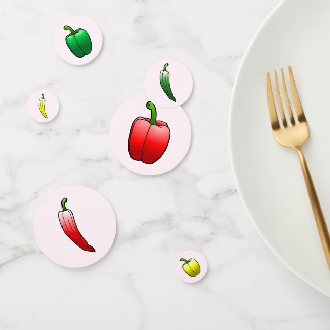 Wonderful and Colourful Peppers Confetti (Group)