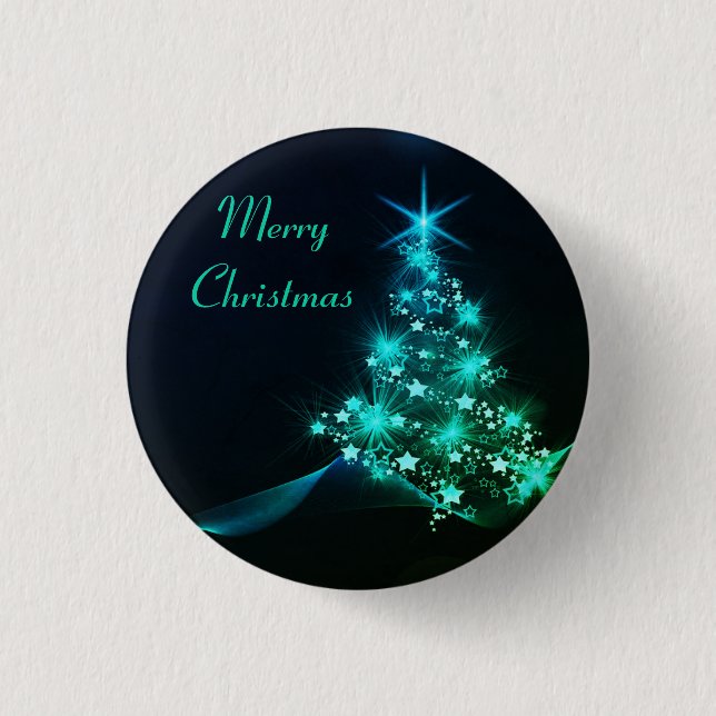 Wonderful, Awesome, Gorgeous Christmas Tree   3 Cm Round Badge (Front)