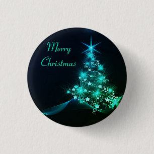 Wonderful, Awesome, Gorgeous Christmas Tree   3 Cm Round Badge