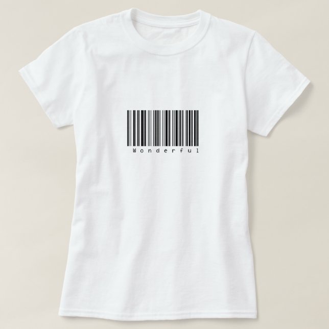 Wonderful Barcode Shirt (Design Front)