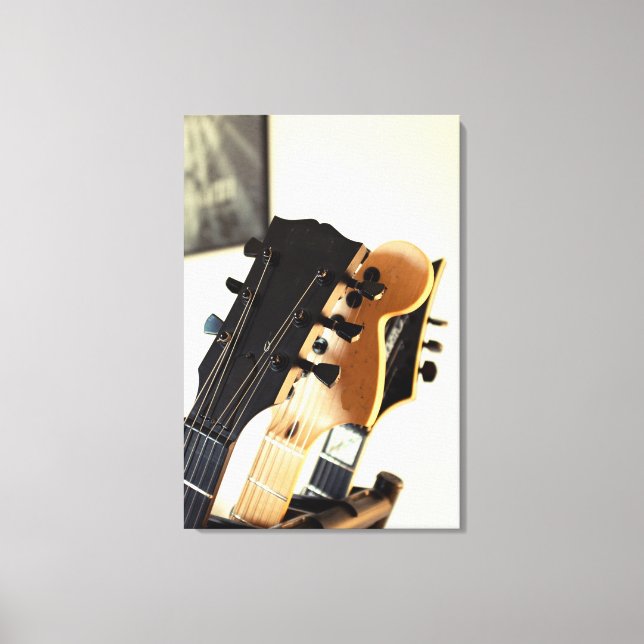 Wonderful Bass Guitar Canvas Print (Front)
