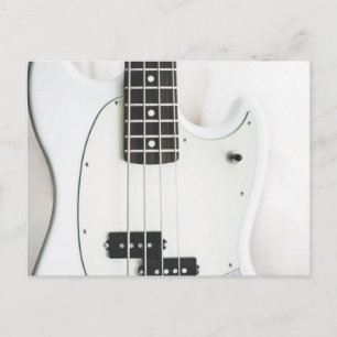 Wonderful Bass Guitar Postcard