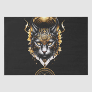 Wonderful black cat.  tissue paper