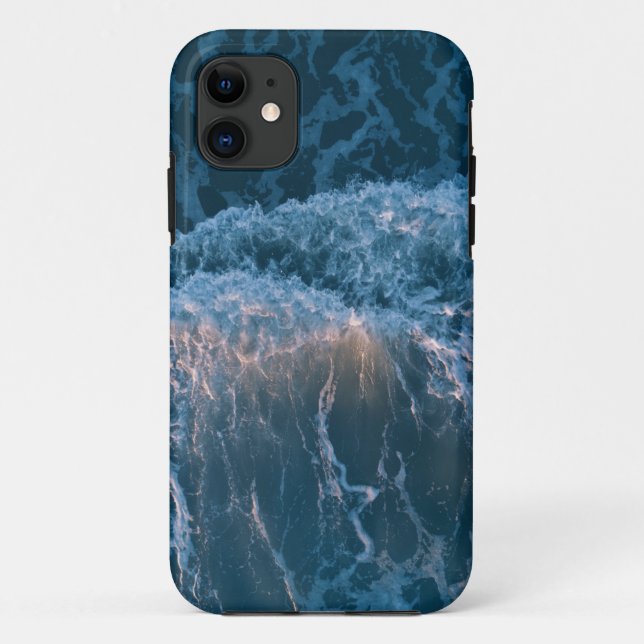 Wonderful Blue Waves Case-Mate iPhone Case (Back)
