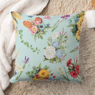 Wonderful Botanical Floral Design Cushion