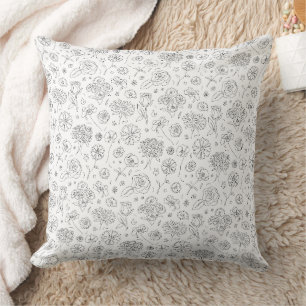 Wonderful Botanical Floral Design Cushion