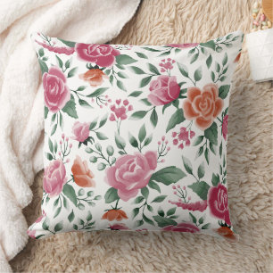 Wonderful Botanical Floral Design Cushion