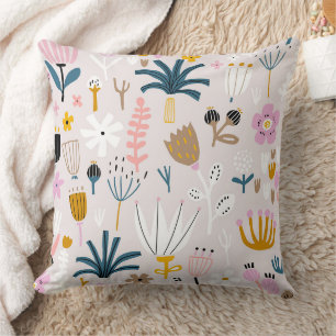 Wonderful Botanical Floral Design Cushion
