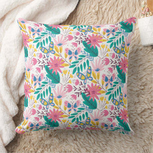 Wonderful Botanical Floral Design Cushion