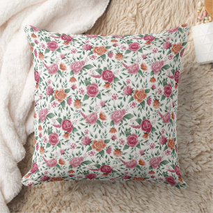 Wonderful Botanical Floral Design Cushion