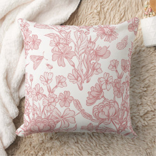 Wonderful Botanical Floral Design Cushion