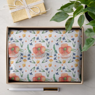 Wonderful Botanical Floral Design Tissue Paper