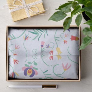 Wonderful Botanical Floral Design Tissue Paper
