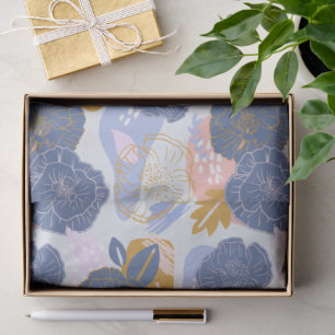 Wonderful Botanical Floral Design Tissue Paper