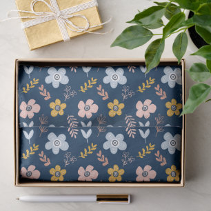 Wonderful Botanical Floral Design Tissue Paper