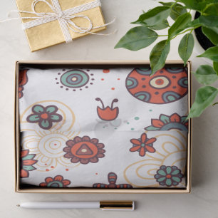 Wonderful Botanical Floral Design Tissue Paper