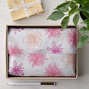 Wonderful Botanical Floral Design Tissue Paper