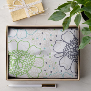 Wonderful Botanical Floral Design Tissue Paper
