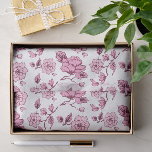 Wonderful Botanical Floral Design Tissue Paper