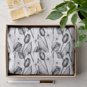 Wonderful Botanical Floral Design Tissue Paper