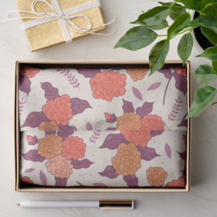 Wonderful Botanical Floral Design Tissue Paper