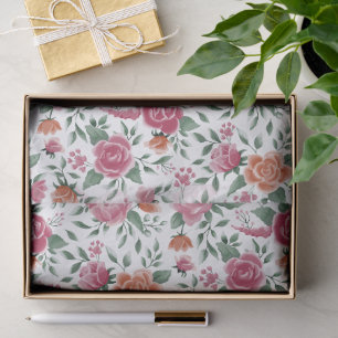 Wonderful Botanical Floral Design Tissue Paper