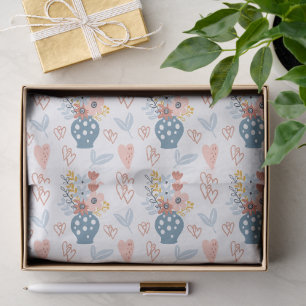 Wonderful Botanical Floral Design Tissue Paper