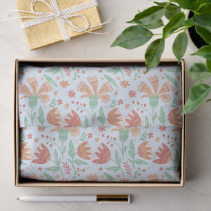 Wonderful Botanical Floral Design Tissue Paper