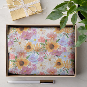 Wonderful Botanical Floral Design Tissue Paper