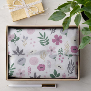 Wonderful Botanical Floral Design Tissue Paper