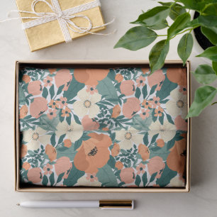 Wonderful Botanical Floral Design Tissue Paper