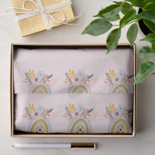 Wonderful Botanical Floral Design Tissue Paper