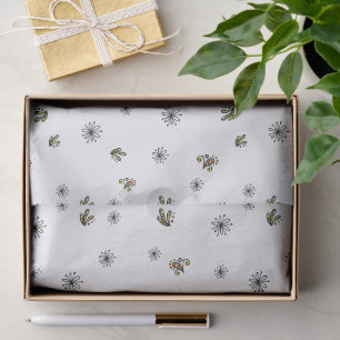 Wonderful Botanical Floral Design Tissue Paper