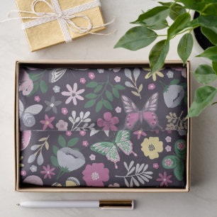Wonderful Botanical Floral Design Tissue Paper