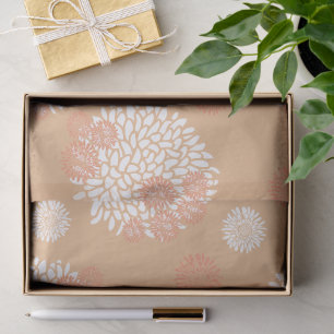 Wonderful Botanical Floral Design Tissue Paper