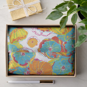 Wonderful Botanical Floral Design Tissue Paper