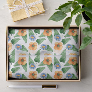 Wonderful Botanical Floral Design Tissue Paper