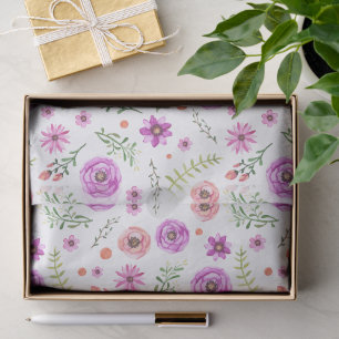 Wonderful Botanical Floral Design Tissue Paper