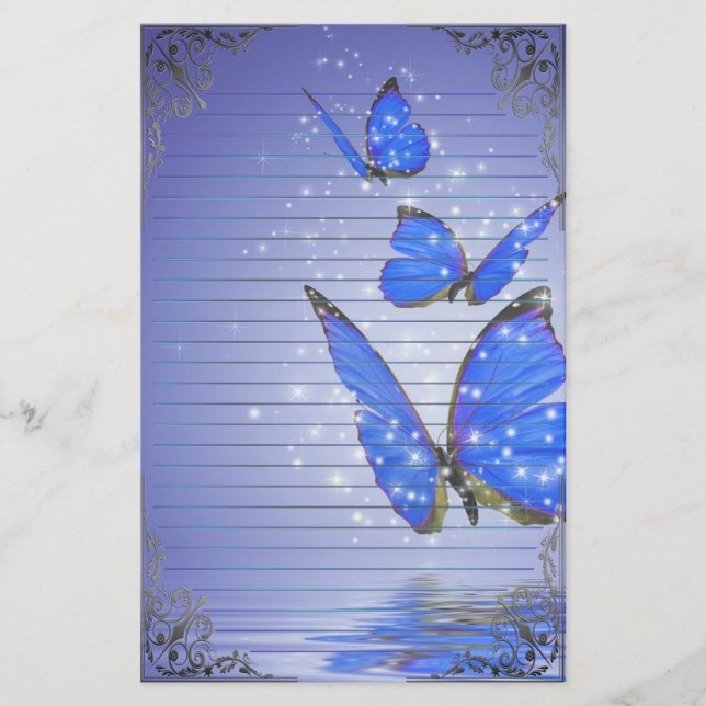 Wonderful Butterflies Stationery (Front)