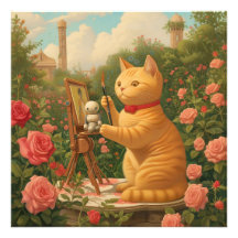 Wonderful Cat & Little Robot: Art in the Garden