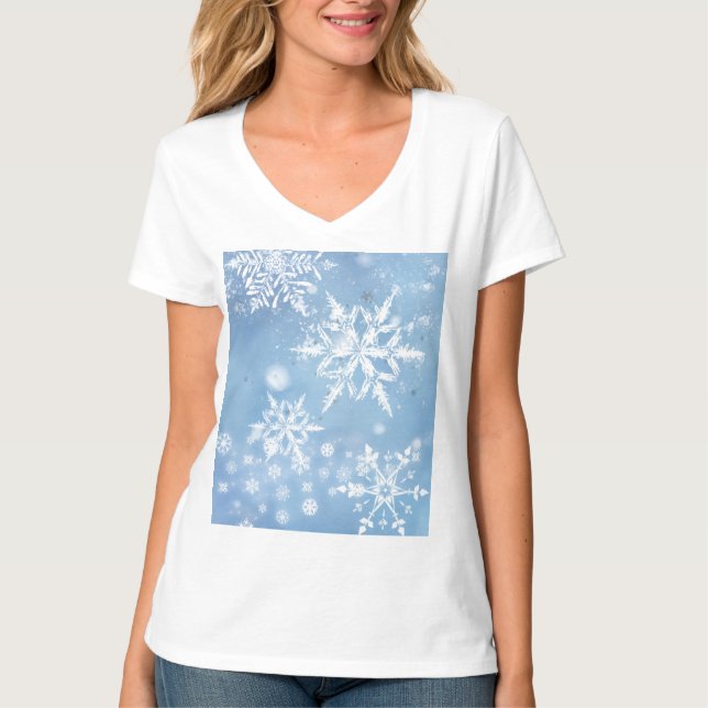 Wonderful Christmas Snow T-Shirt (Front)
